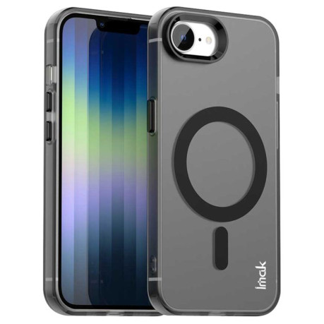 Противоударный чехол IMAK Candy Series Shockproof MagSafe для iPhone 16e - черный