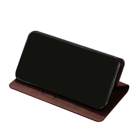 Чохол-книжка Retro Skin Feel Business Magnetic Xiaomi Redmi Note 12 Pro 4G/11 Pro Global(4G/5G)/11E Pro  - коричневий