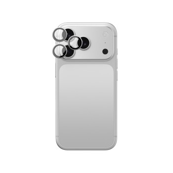 Оригінальне скло камери AmazingThing Titan Vision Lens Sapphire для iPhone 18 Pro / 18 Pro Max — сріблясте