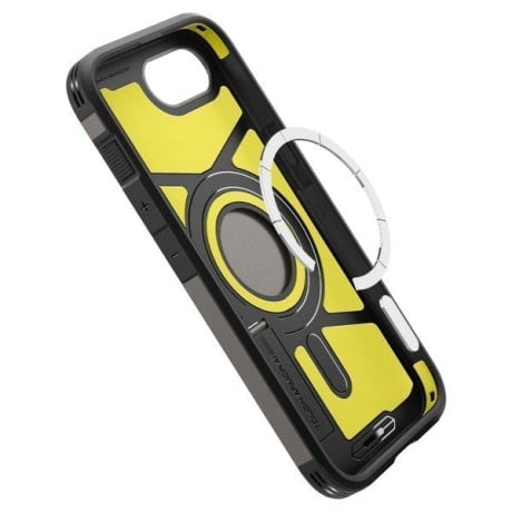 Оригинальный чехол Spigen Tough Armor MagSafe на iPhone 16e - Gray