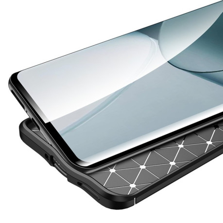 Противоударный чехол Litchi Texture на OnePlus 10 Pro 5G - черный