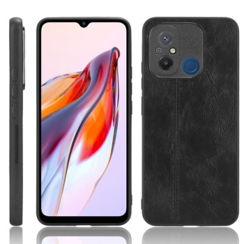 Ударозащитный чехол Sewing Cow Pattern для Xiaomi Poco C55/Redmi 12C/11A- черный