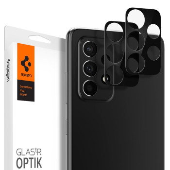 Комплект защитных стекол 2шт на камеру Spigen Optik.Tr CameraLens для Samsung Galaxy A52/A52s Black