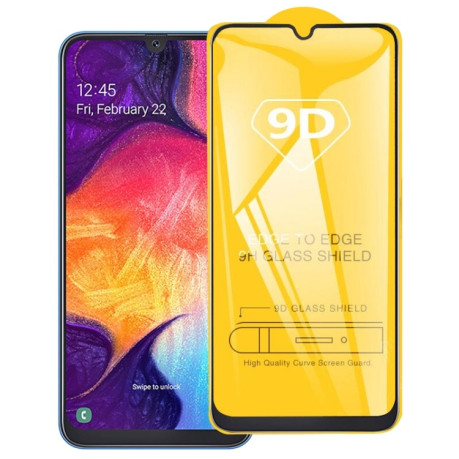 9D Защитное стекло клейкое всей поверхностью на Samsung Galaxy S10e