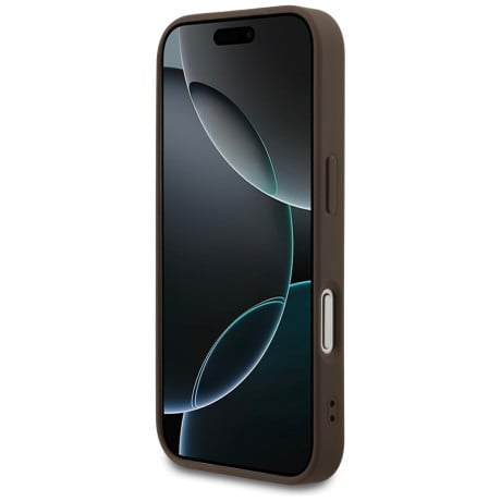 Оригінальний чохол Guess 4G Classic на iPhone 17 Pro - Brown