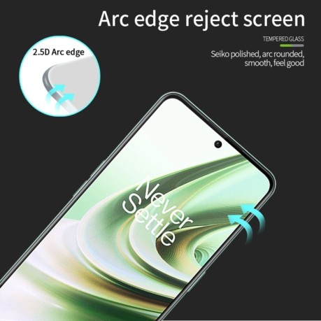 Захисне скло PINWUYO 9H 3D Full Screen на OnePlus Nord 3/Ace 2V - чорне