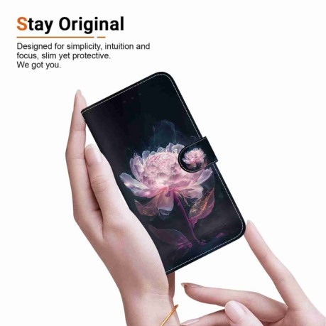 Чехол-книжка Colored Drawing Series на Samsung Galaxy S24 5G - Peony