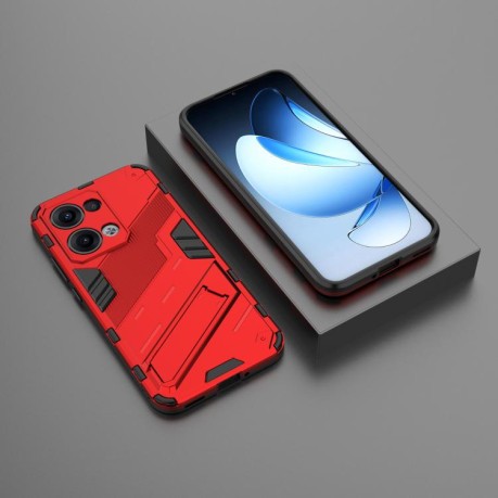 Протиударний чохол Punk Armor з підставкою на OPPO Reno13 5G Global - червоний