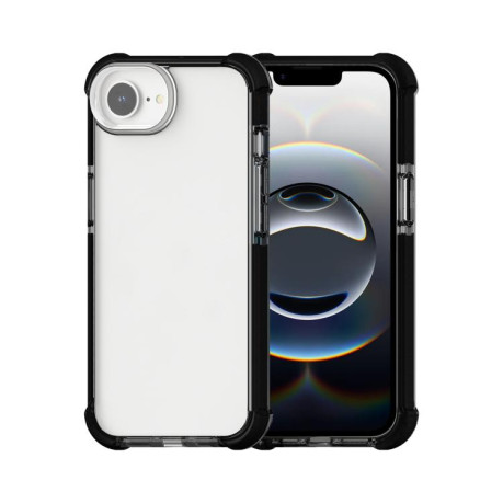 Чохол Acrylic + TPU Transparent для iPhone 16e - чорний