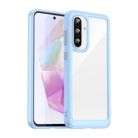 Противоударный чохол Colorful Acrylic Series для Samsung Galaxy A36 5G - синий