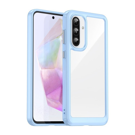 Противоударный чохол Colorful Acrylic Series для Samsung Galaxy A56 5G - синий