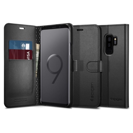 Оригінальний чохол Spigen Wallet S Galaxy S9+ Plus Black