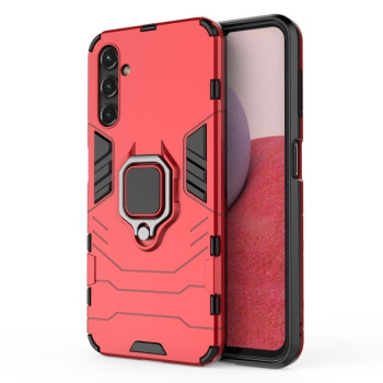 Противоударный чехол Magnetic Ring с подставкой на Samsung Galaxy A14 5G - красный