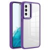 Противоударный чехол Clear Acrylic Soft для Samsung Galaxy S23 5G - фиолетовый