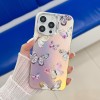 Протиударний чохол Electroplating Laser Butterfly для iPhone 16 Pro - Pink Butterflies