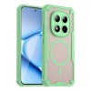 Противоударный гибридный чехол Armor Glaze с MagSafe на Xiaomi Poco M8 Pro/Redmi Note 15 Pro+ 5G Global  — зеленый