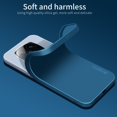 Противоударный чехол PINWUYO Sense Series для Xiaomi Redmi Note 14 Pro+ 5G - синий