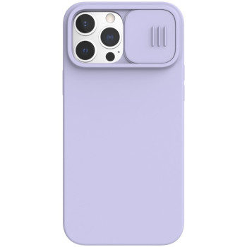Силиконовый чехол NILLKIN CamShield  для iPhone 13 Pro Max - фиолетовый