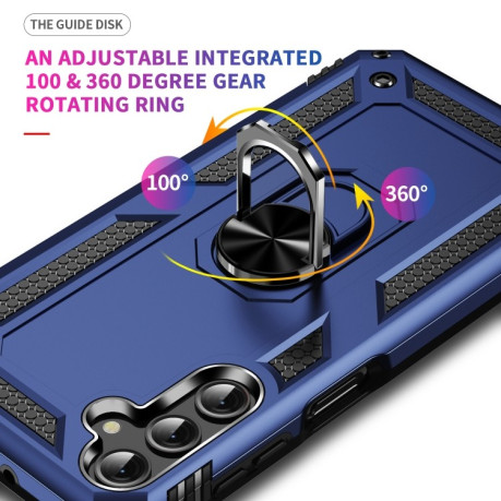 Протиударний чохол HMC 360 Degree Rotating Holder для Samsung Galaxy A25 5G - синій
