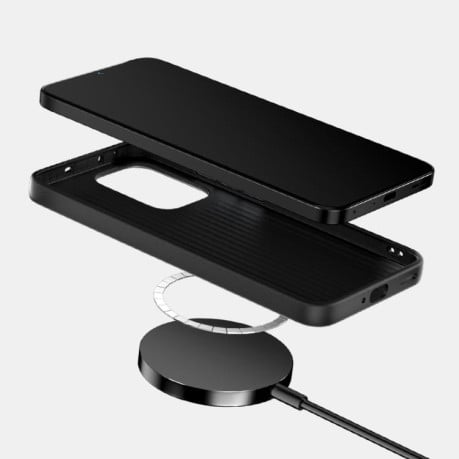 Ультратонкий чохол ABEEL 6D Micro Relief MagSafe Magnetic на OPPO Reno13 Global - зелений