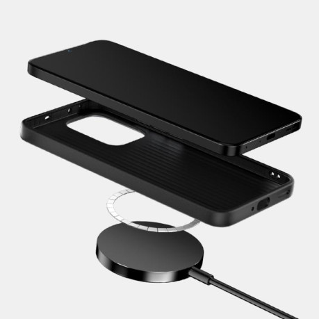 Ультратонкий чехол ABEEL 6D Micro Relief MagSafe Magnetic на OPPO Reno13 Global - зеленый