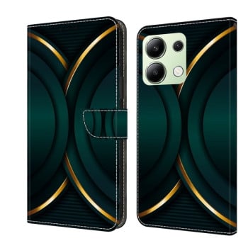 Чохол-книжка Crystal 3D Shockproof Protective Leather для Xiaomi Redmi Note 13 4G - Outline