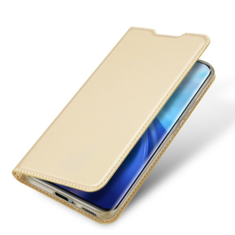 Чехол-книжка DUX DUCIS Skin Pro Series на Xiaomi Mi 11 - золотой