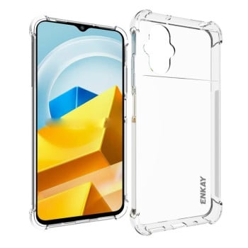 Противоударный чехол ENKAY Clear для Xiaomi Poco M5 4G - прозрачный