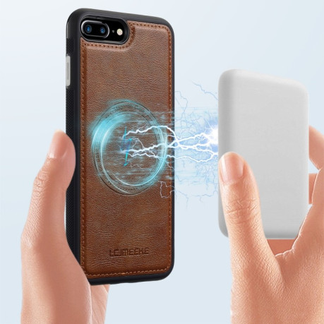 Чохол LCIMEEKE Magsafe на iPhone 16e - коричневий