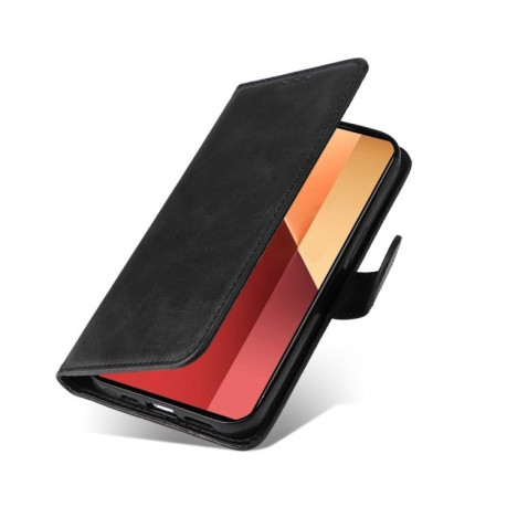 Чехол-книжка Classic Calf Texture для Xiaomi Redmi Note 13 Pro 4G / POCO M6 Pro 4G  - черный