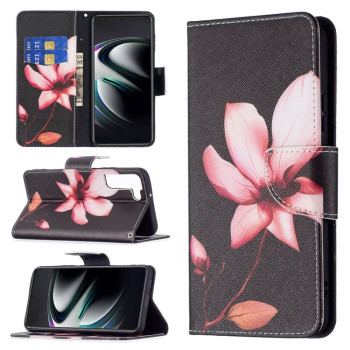 Чохол-книжка Colored Drawing Pattern для Samsung Galaxy S22 Plus 5G - Lotus