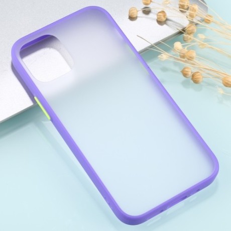 Протиударний чохол Skin Feel Series на iPhone 12 Mini - фіолетовий