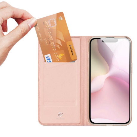 Чохол-книжка DUX DUCIS Skin Pro Series для iPhone 16e - рожеве золото
