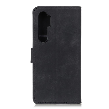 Чехол-книжка KHAZNEH Retro Texture на Xiaomi Mi Note 10 Lite - черный