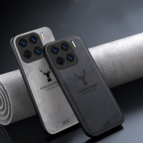Ультратонкий чохол Deer Head Cloth Skin для Xiaomi 15 Pro 5G - чорний