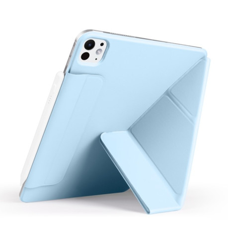 Чехол-книжка Fixed Buckle Magnetic Demation Leather для iPad Pro 13 2024 - синий