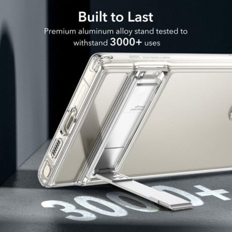 Силиконовый чехол-подставка ESR Air Shield Boost для Samsung Galaxy S24 Ultra - transparent