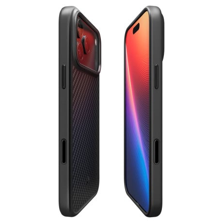 Оригінальний чохол Spigen Enzo Aramid &quot;T&quot; з MagSafe на iPhone 17 Pro Max - black