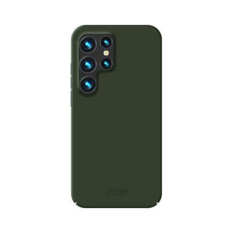 Ультратонкий чехол MOFI Qin Series Skin Feel All-inclusive Silicone Series для Samsung Galaxy S24 Ultra 5G - зеленый