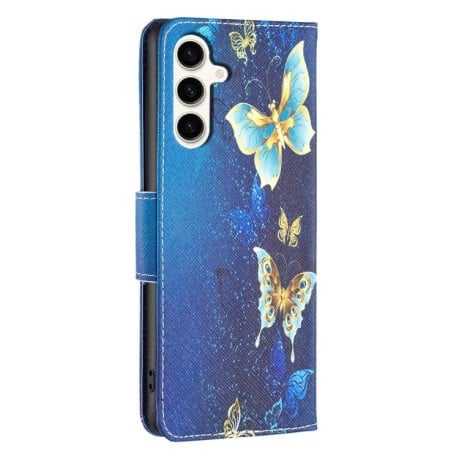 Чохол-книжка Colored Drawing Pattern для Samsung Galaxy S23 FE 5G - Butterfly