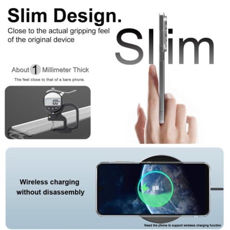 Протиударний чохол IMAK UX-5 Series на Samsung Galaxy S25 FE 5G - прозорий
