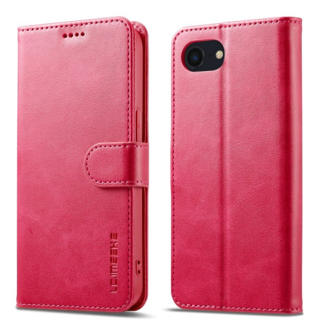 Чохол книжка LC IMEEKE Calf Texture на iPhone 16e - червоний
