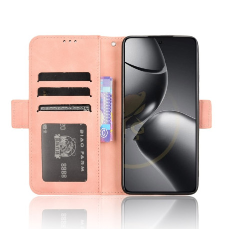 Чехол-книжка Skin Feel Calf на Xiaomi 14T - розовый