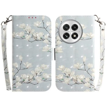 Чехол-книжка 3D Painting для OnePlus 13 - Magnolia