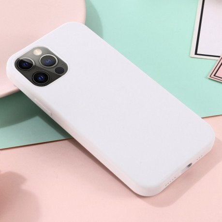 Силиконовый чехол Shockproof Silicone Magsafe  для iPhone 15 Pro Max -белый