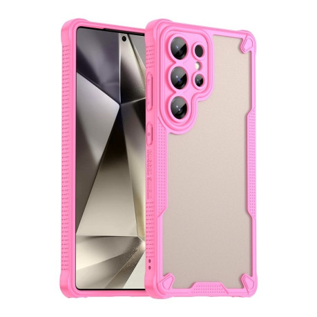 Протиударний чохол Armor Glaze PC Hybrid для Samsung Galaxy S25 Ultra 5G - рожевий