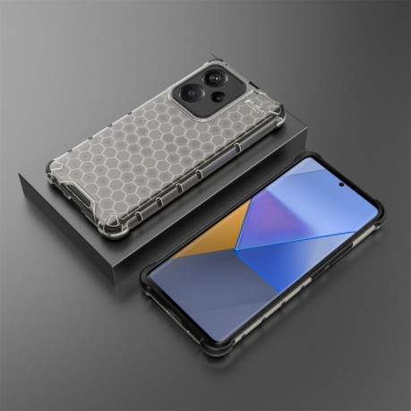 Чохол протиударний Honeycomb на Redmi Note 13 Pro+ - чорний