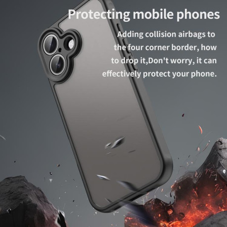 Чехол Fan Dun Series TPU Hybrid PC на iPhone 17 - черный
