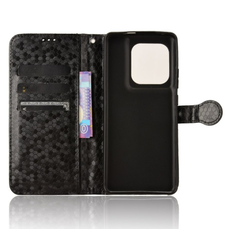 Чехол-книжка Honeycomb Dot для Motorola Edge 50 Ultra - черный