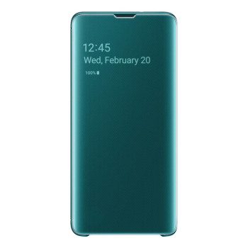 Оригинальный чехол Samsung Clear View Cover для Samsung Galaxy S10 green (EF-ZG973CGEGRU)